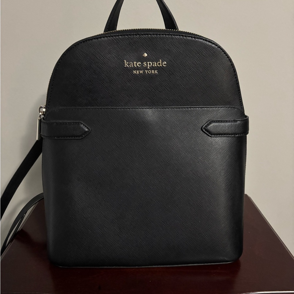 Kate Spade Black Backpack Purse